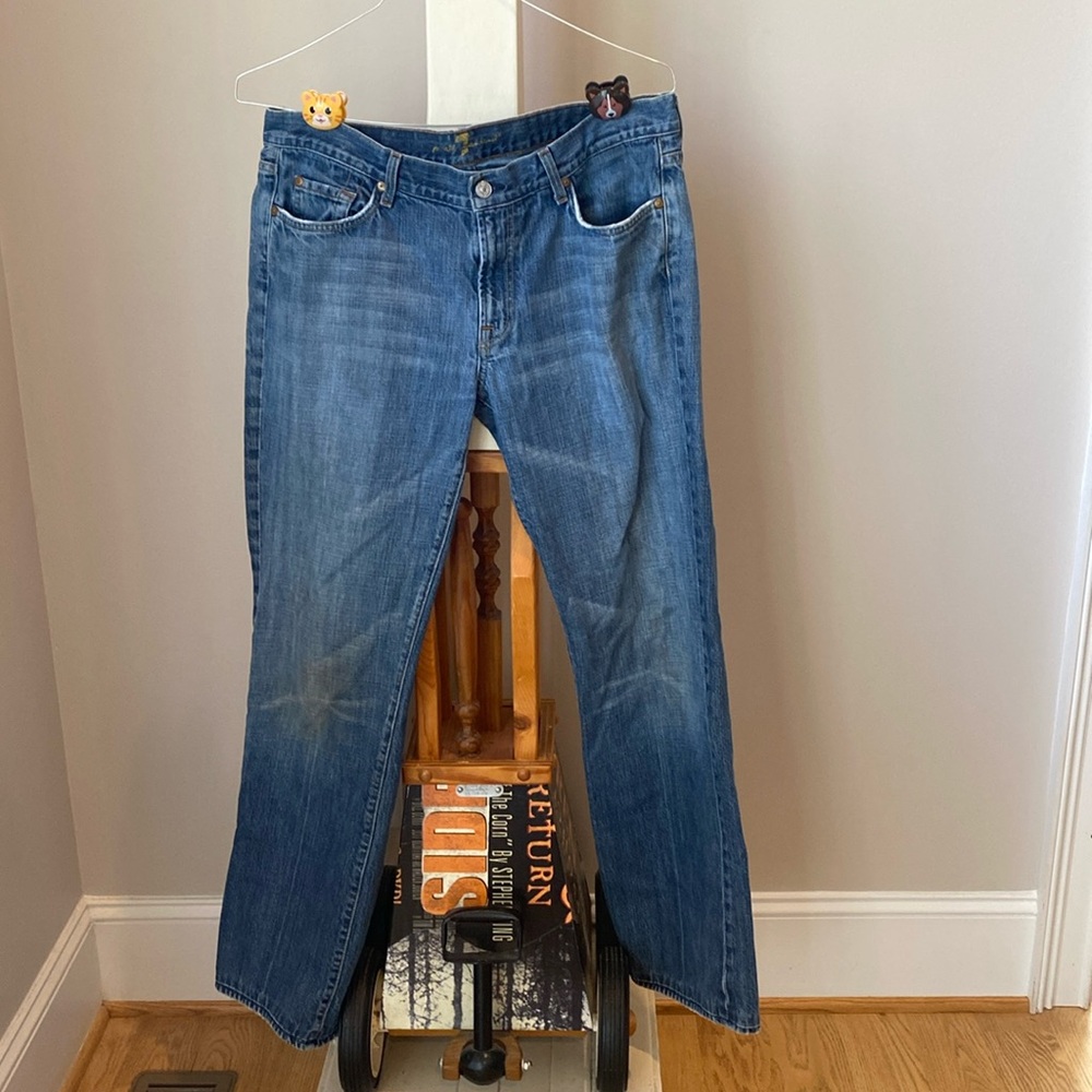 7 for all Mankind Long Bootcut Jeans